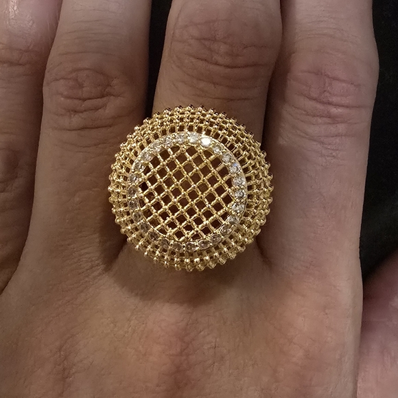 21kgp Dubai Jewelery Elegant Gold Ring - Picture 3 of 7